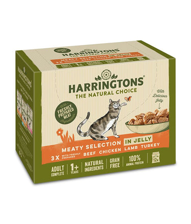 Harringtons Meat in Jelly Wet Cat Food Multipack -